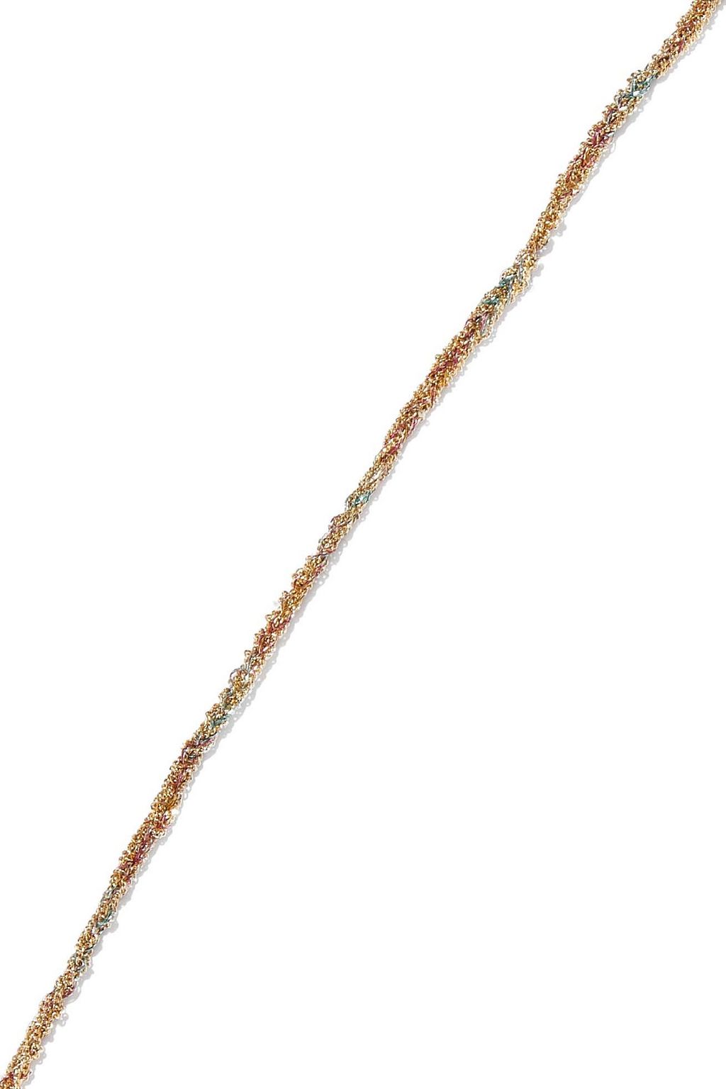 CAROLINA BUCCI 18-karat gold tassel necklace