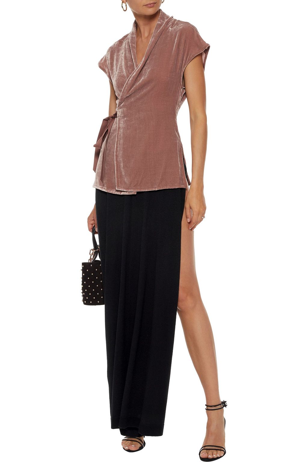 RICK OWENS Asymmetric cashmere-blend maxi skirt