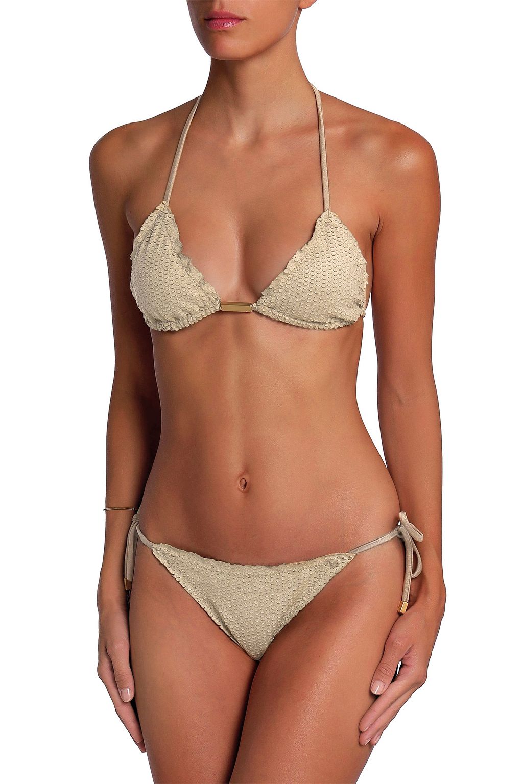 VIX PAULA HERMANNY Laser-cut low-rise bikini briefs