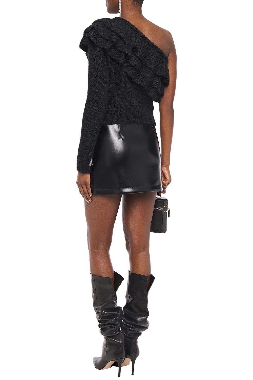 PHILOSOPHY DI LORENZO SERAFINI Faux leather mini skirt