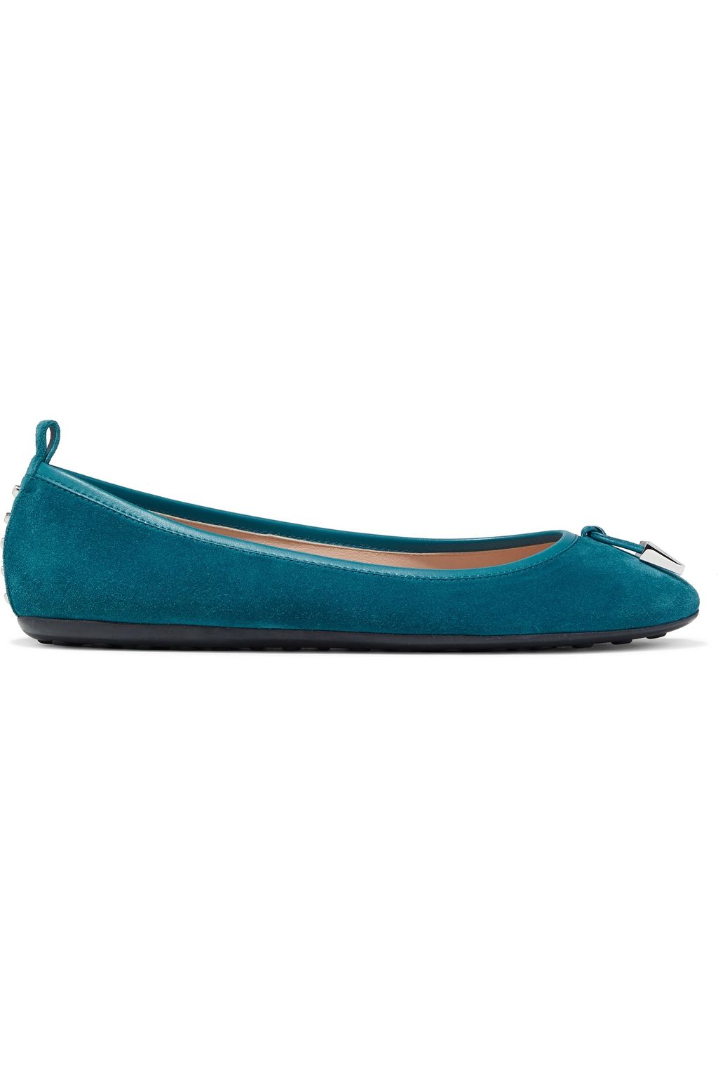 teal ballerina flats