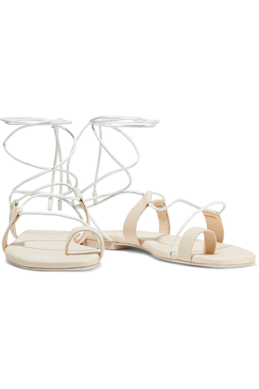 ZIMMERMANN Lace-up leather sandals