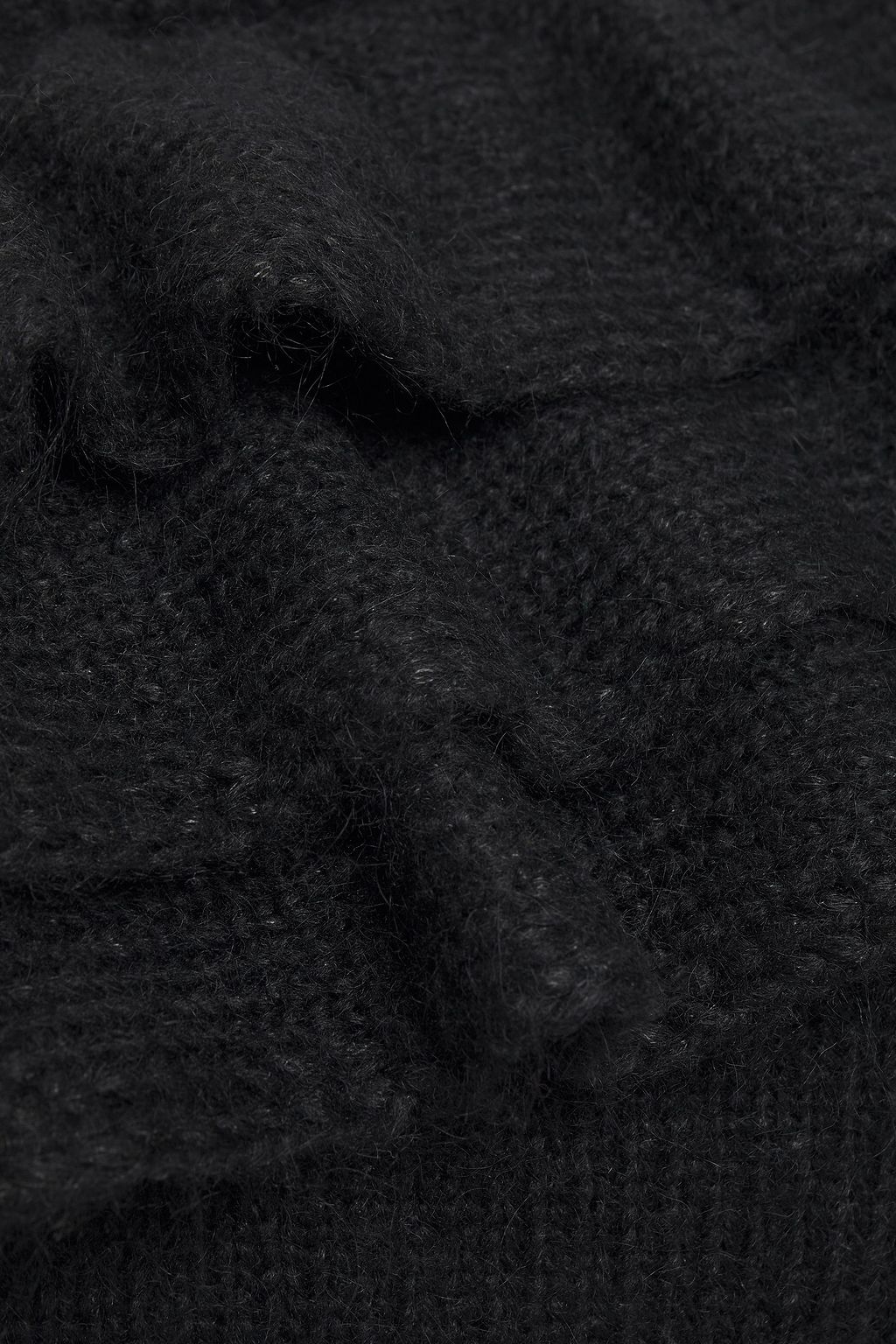 PHILOSOPHY DI LORENZO SERAFINI One-shoulder tiered ruffled knitted sweater