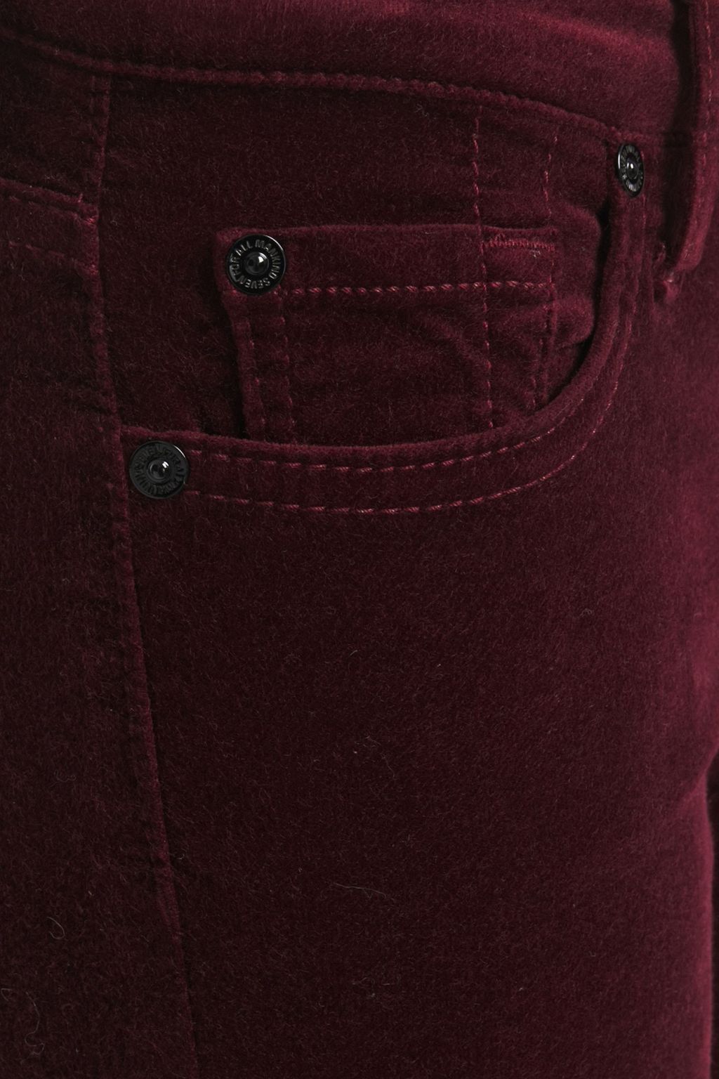 7 FOR ALL MANKIND The Skinny cotton-blend velvet skinny pants