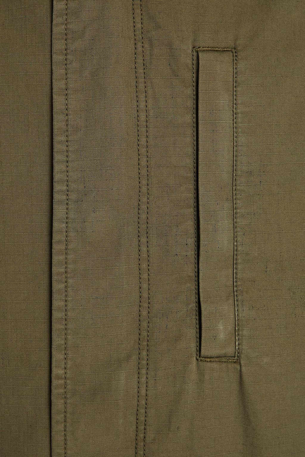 JAMES PERSE Cotton-blend ripstop hooded field jacket