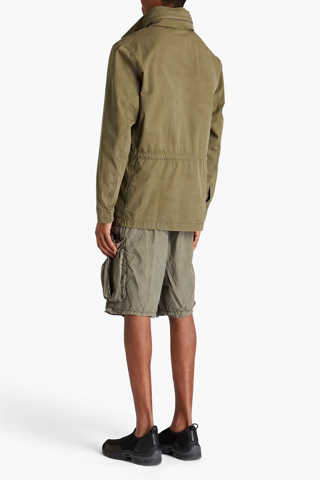 JAMES PERSE Cotton-blend ripstop hooded field jacket