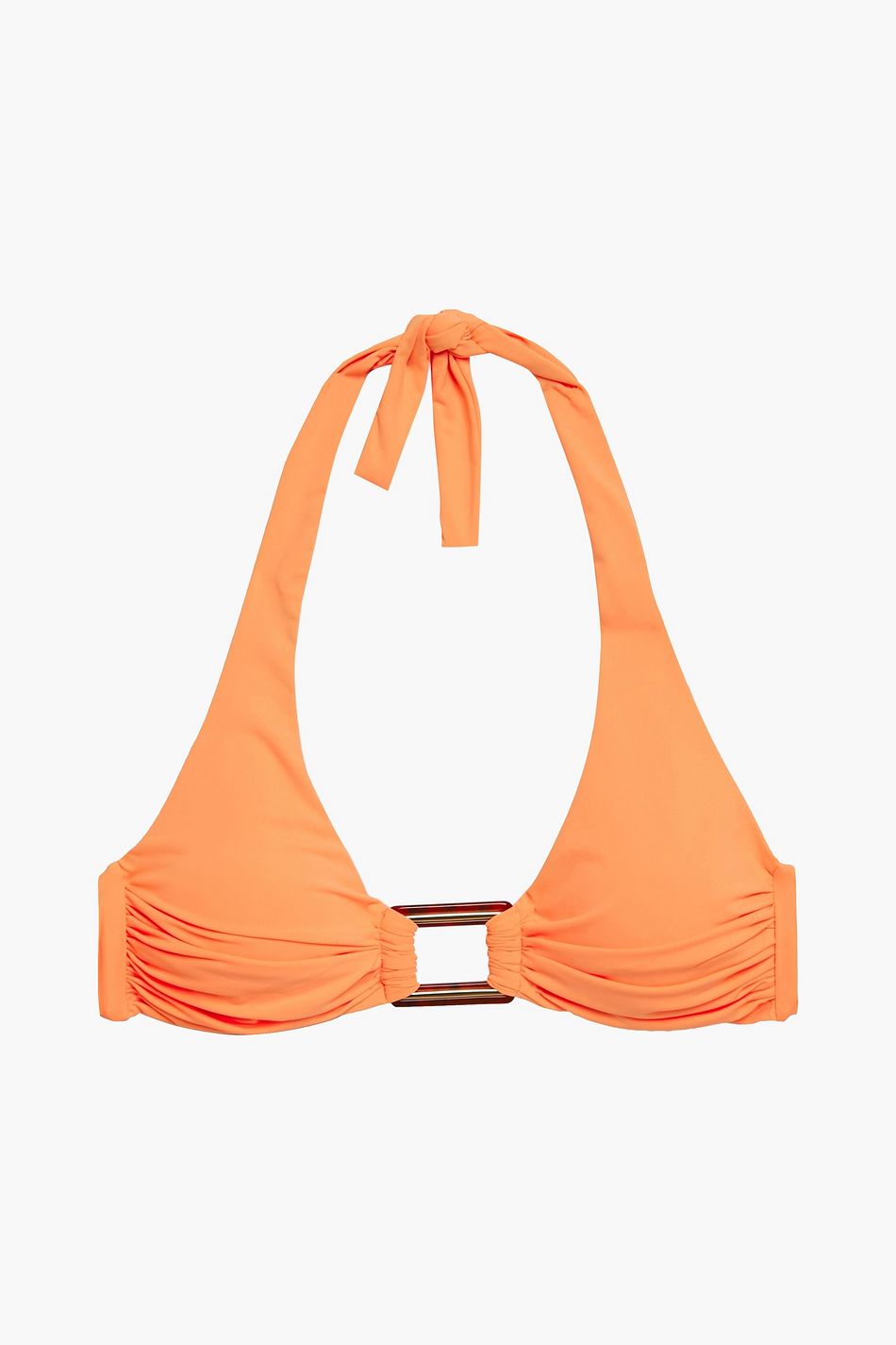 bright orange bikini top