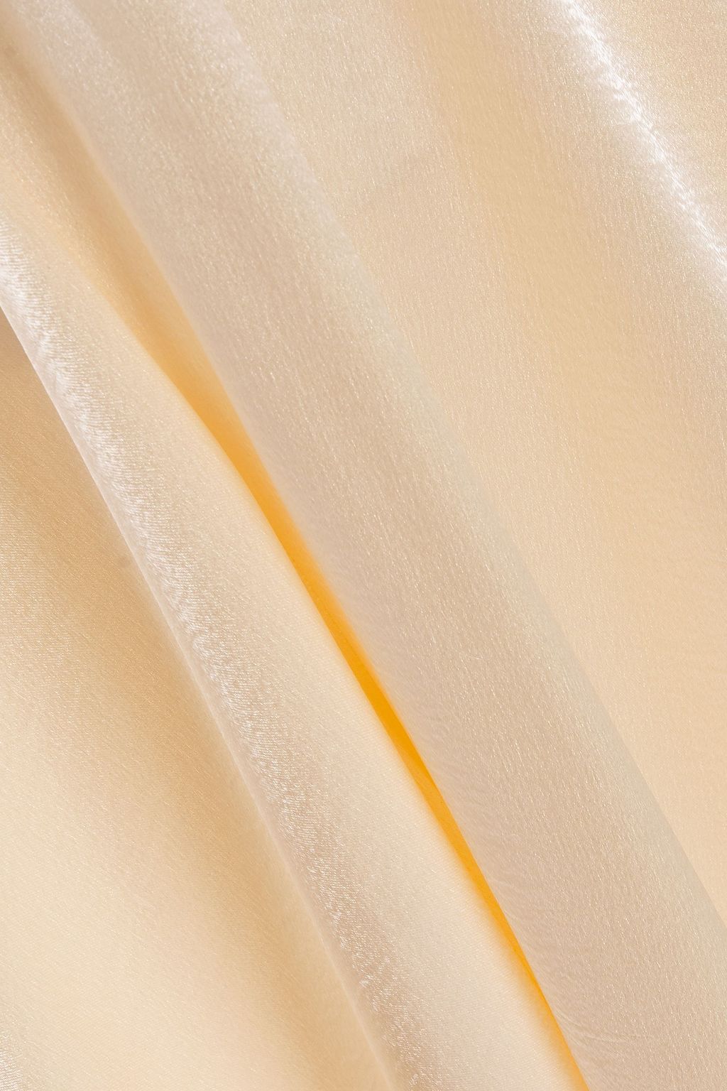 PHILOSOPHY DI LORENZO SERAFINI Asymmetric cutout satin-crepe gown