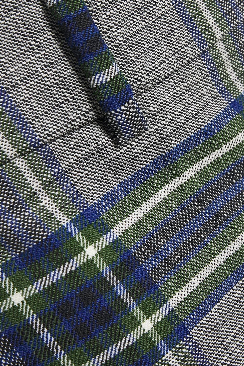 CEDRIC CHARLIER Checked woven kick-flare pants