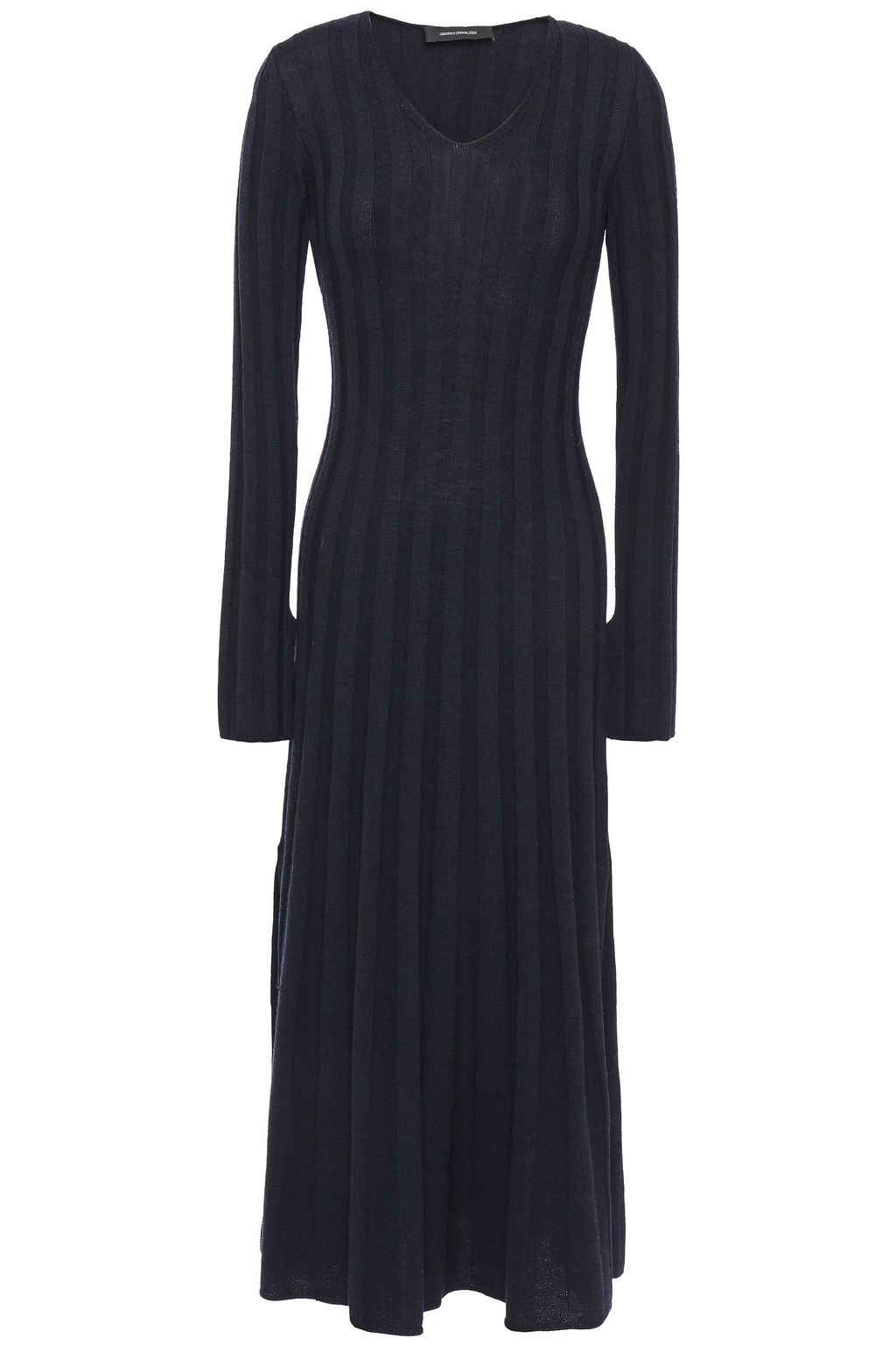 wool midi dress