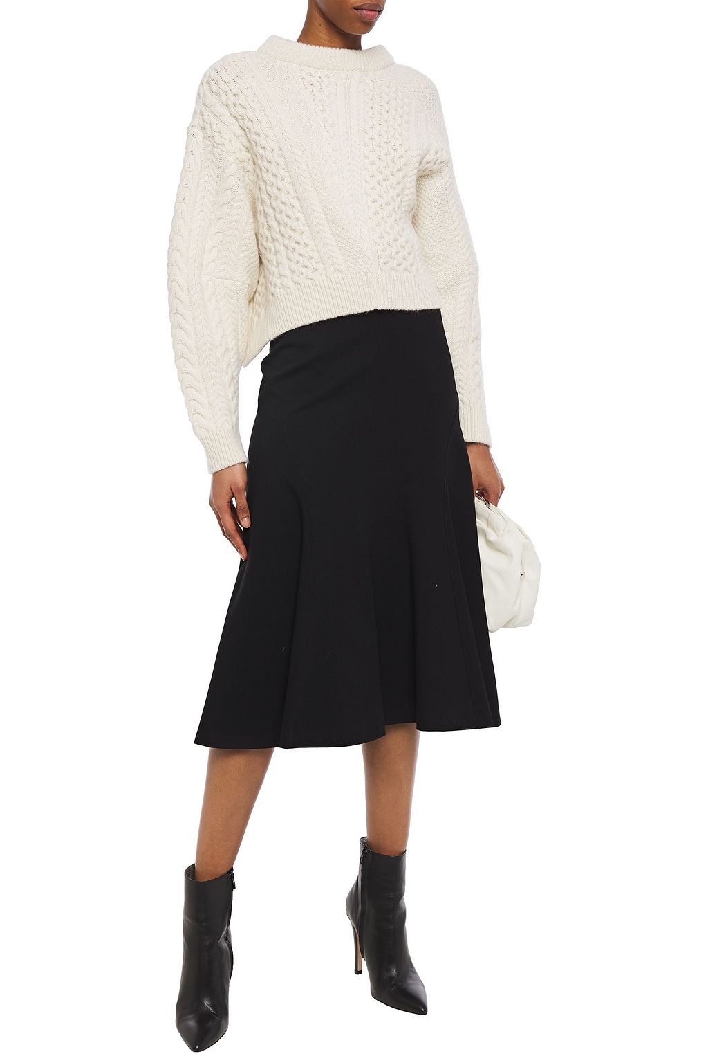 PHILOSOPHY DI LORENZO SERAFINI Flared jersey midi skirt