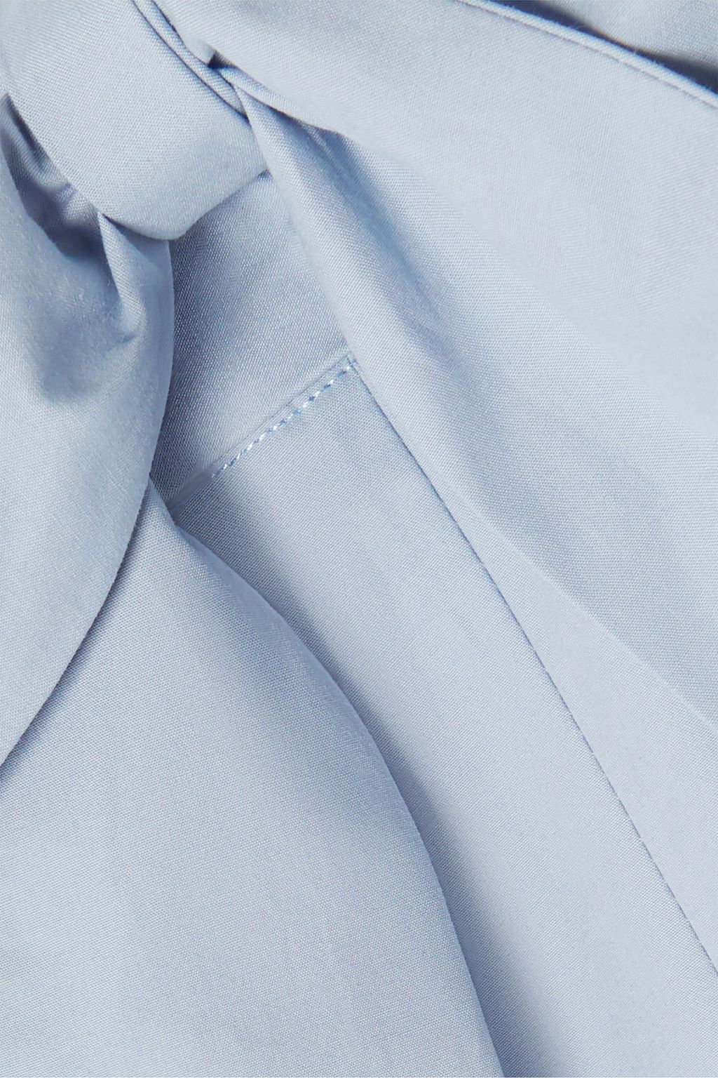 CO Cotton-poplin maxi skirt
