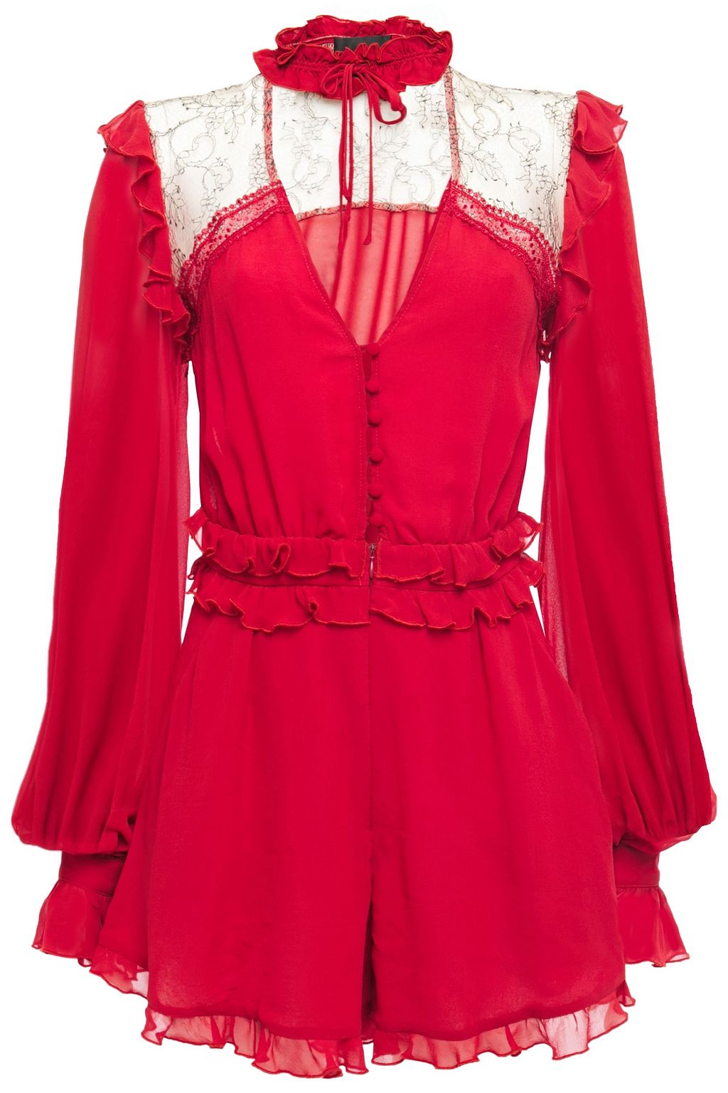 playsuits red