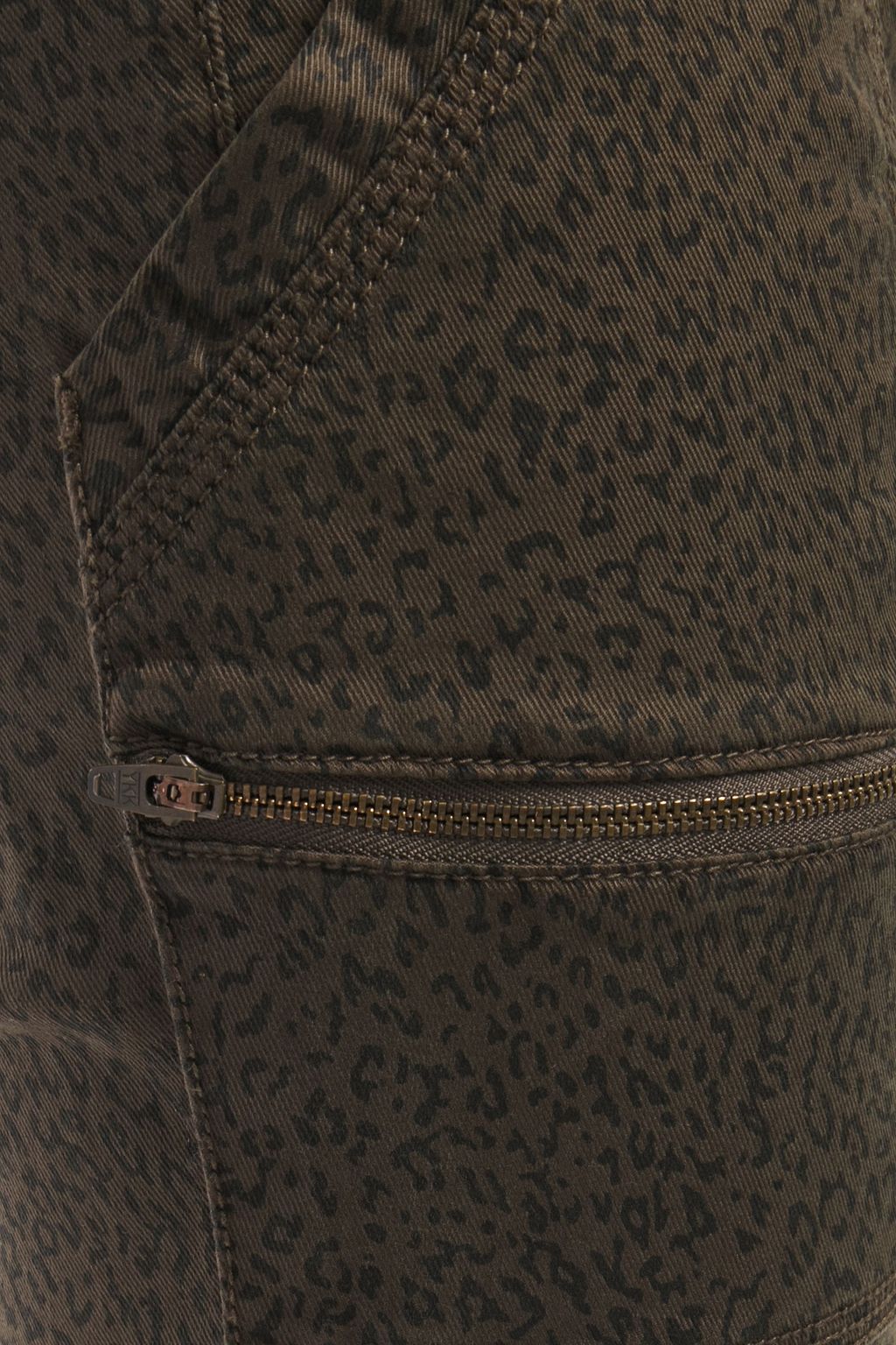 JOIE Park cropped leopard-print cotton-blend twill skinny pants