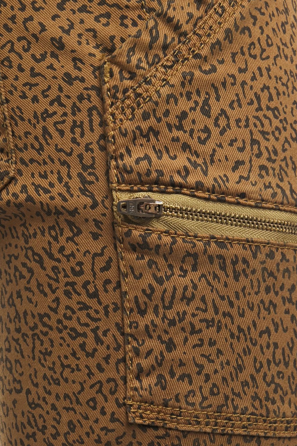 JOIE Park cropped leopard-print cotton-blend twill skinny pants