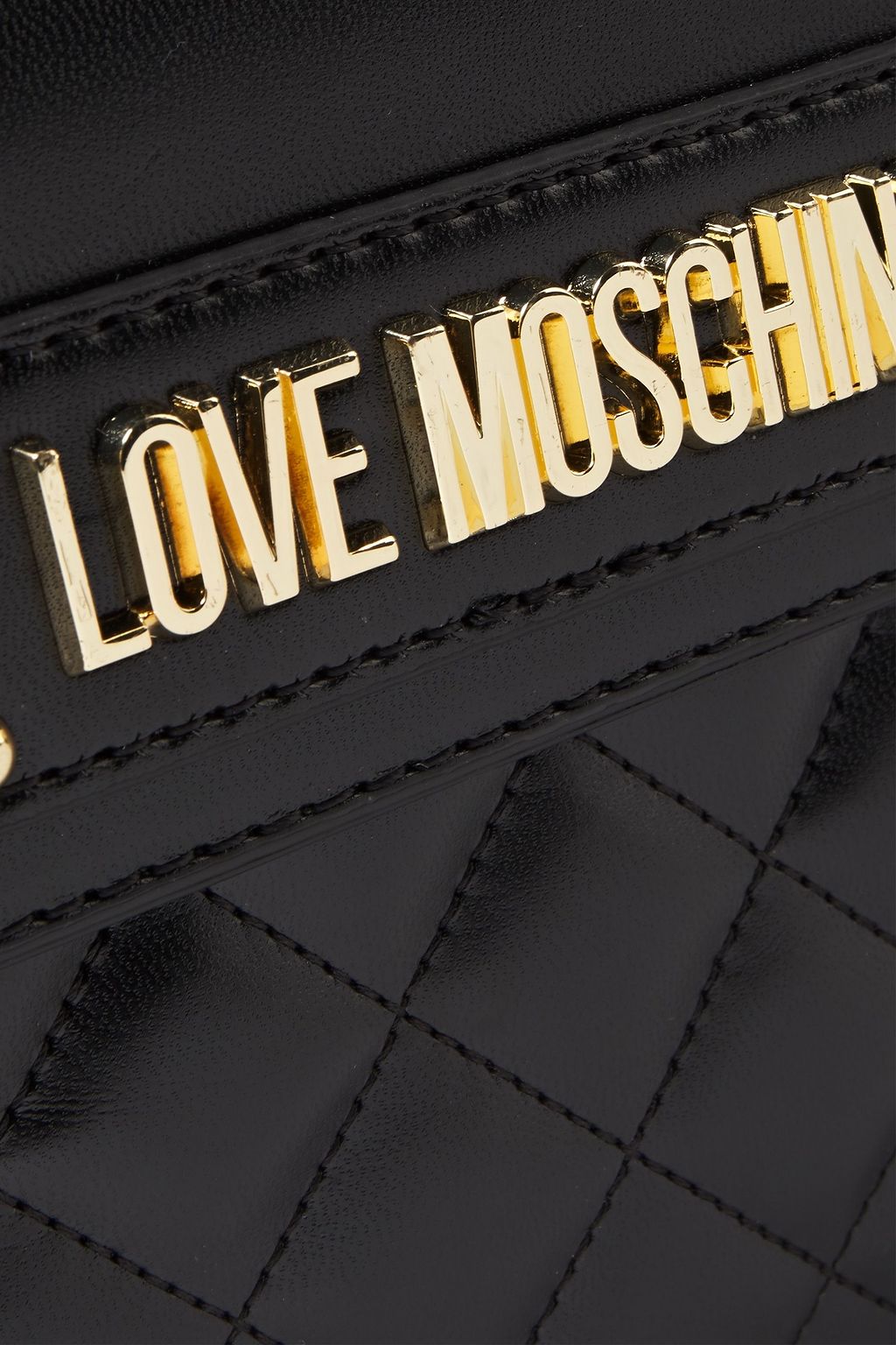 LOVE MOSCHINO Quilted faux leather shoulder bag