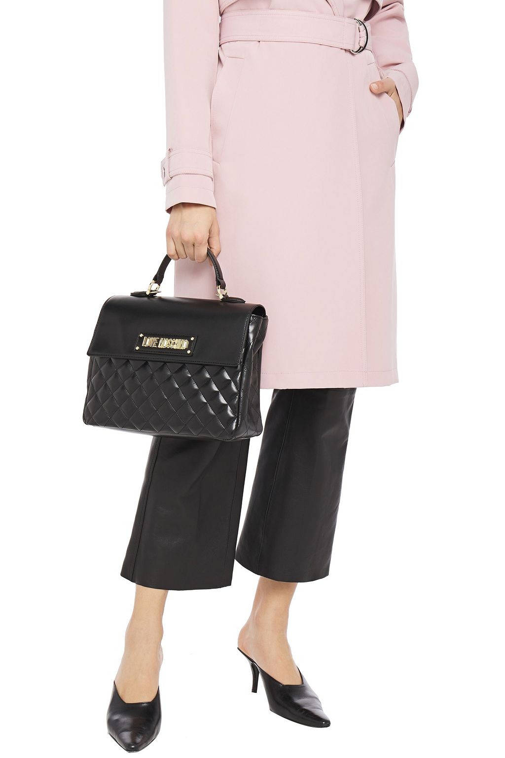 LOVE MOSCHINO Quilted faux leather shoulder bag