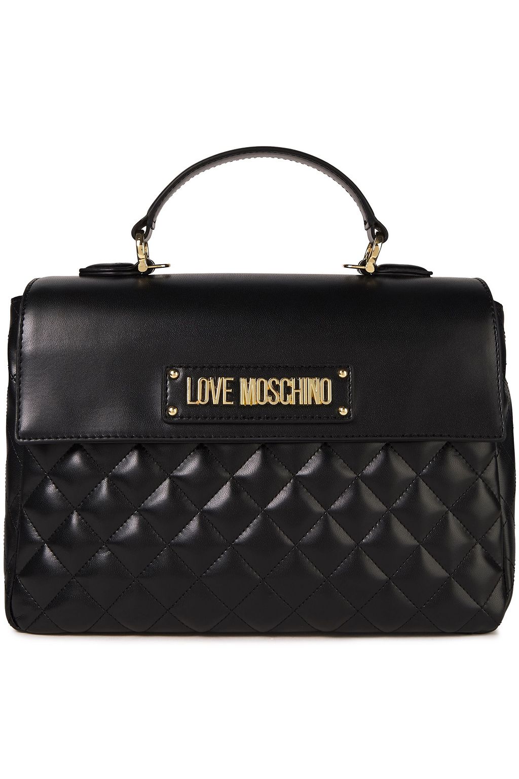 LOVE MOSCHINO Quilted faux leather shoulder bag