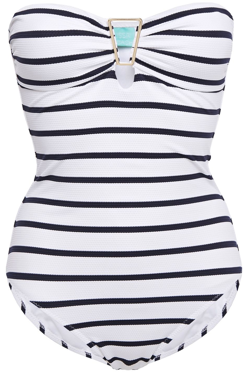 strapless cut out swimsuit