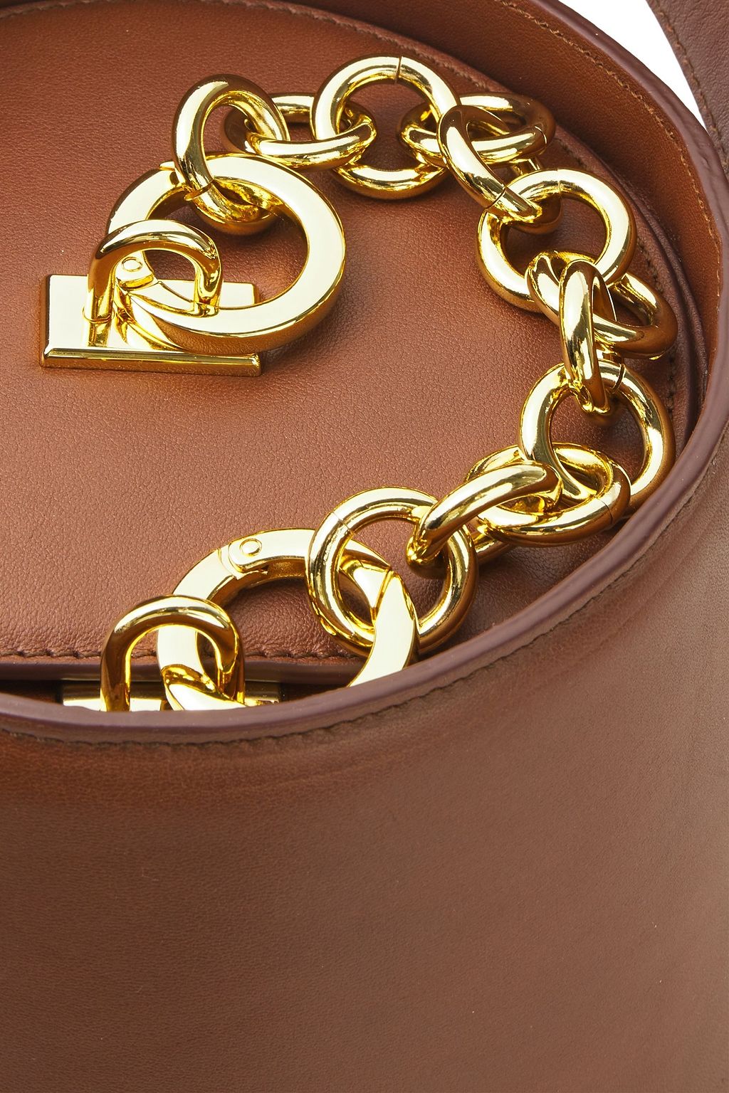 AEVHA LONDON Mini Linterna chain-detailed leather tote