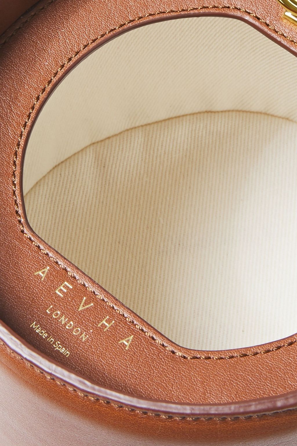 AEVHA LONDON Mini Linterna chain-detailed leather tote