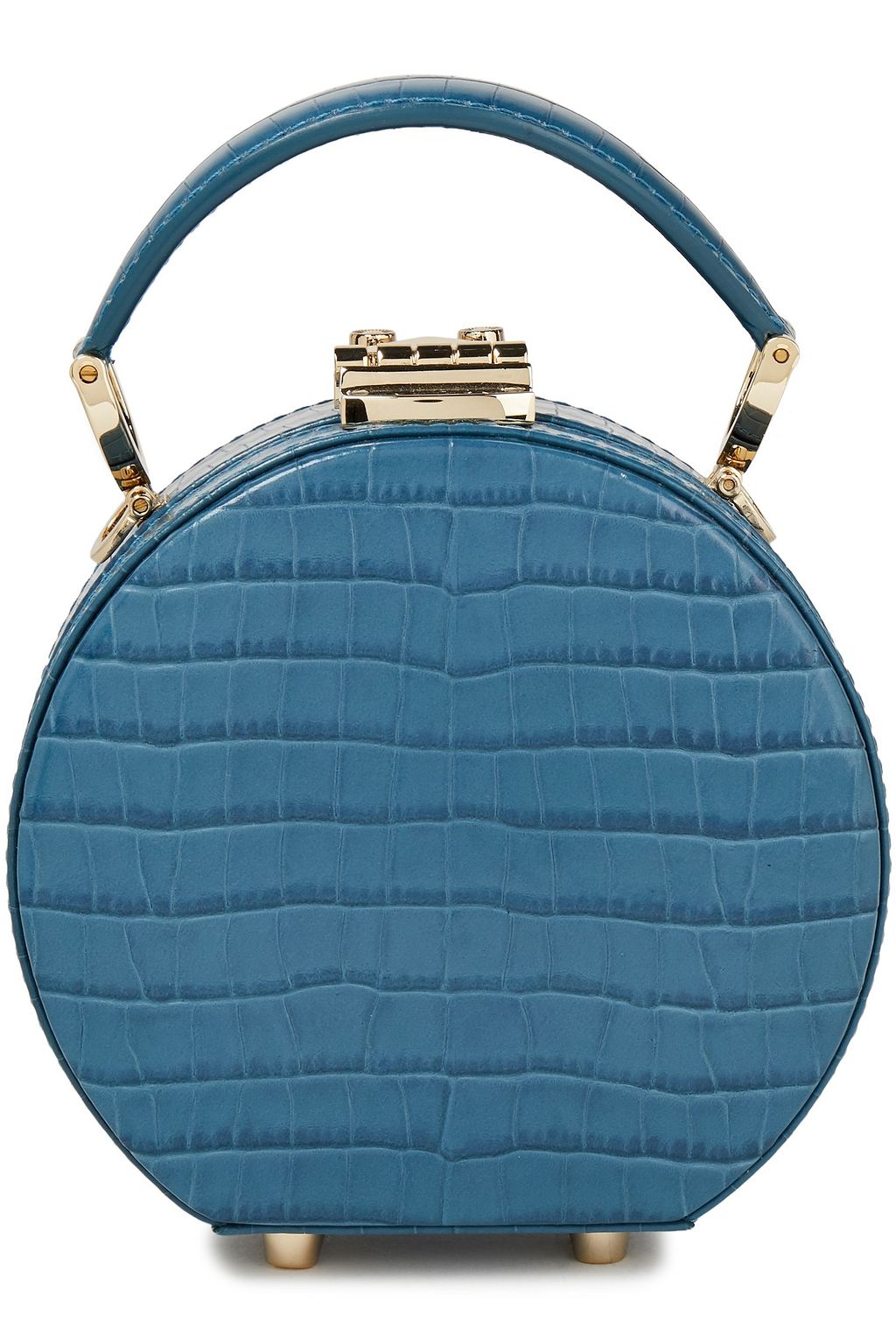 ASPINAL OF LONDON Croc-effect leather shoulder bag