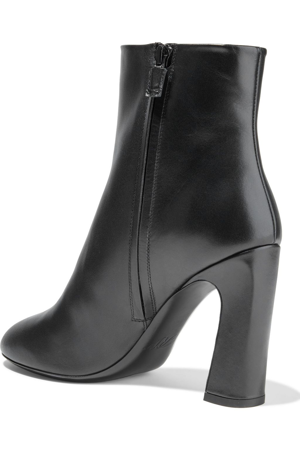 ROGER VIVIER Trompette buckle-embellished leather ankle boots
