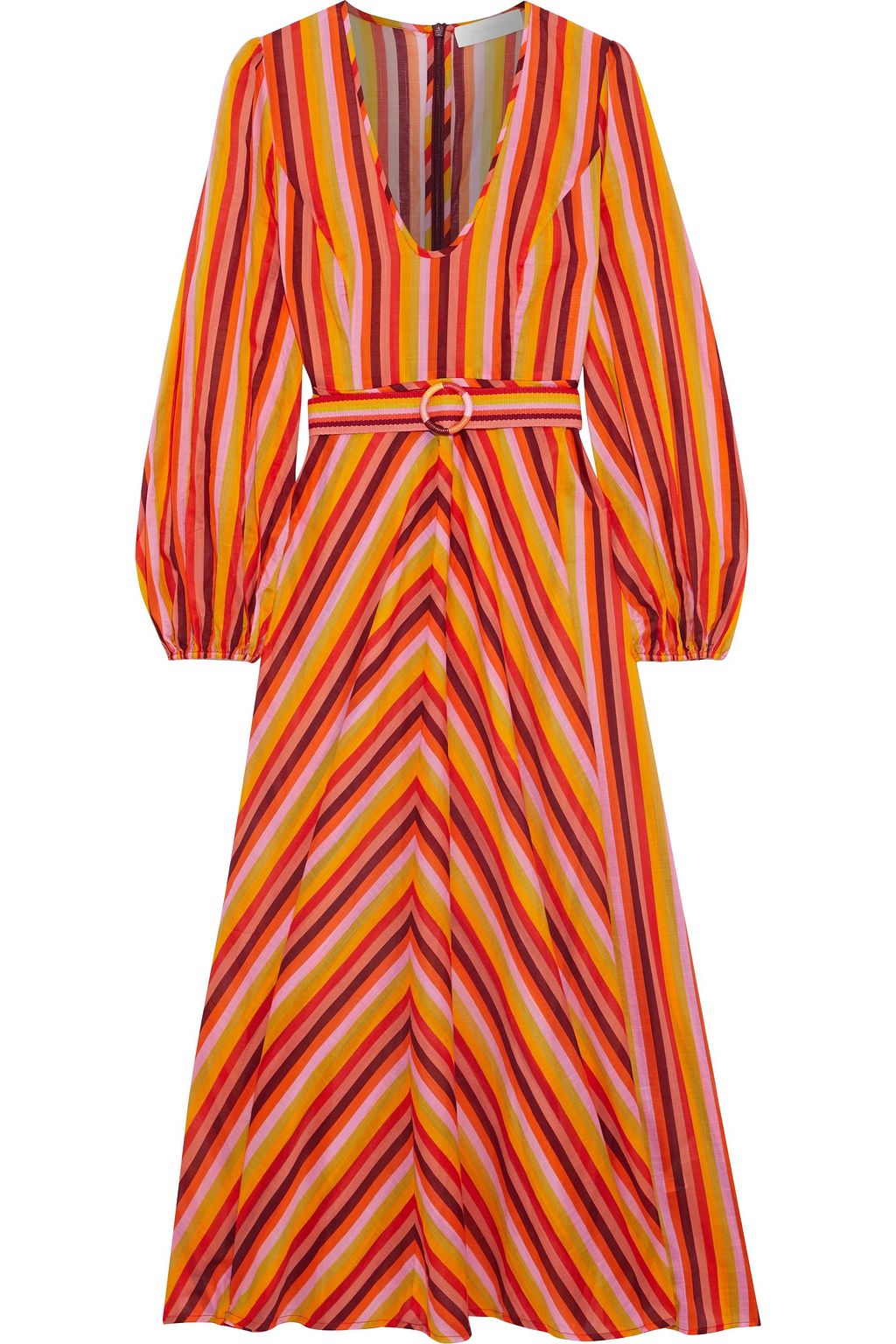 zimmermann orange dress