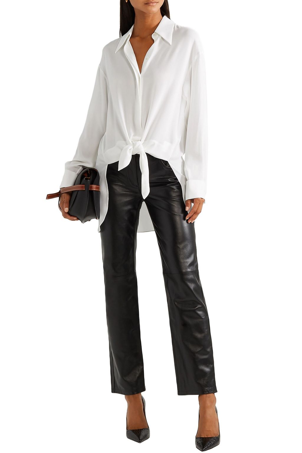 MICHAEL KORS COLLECTION Silk-georgette shirt