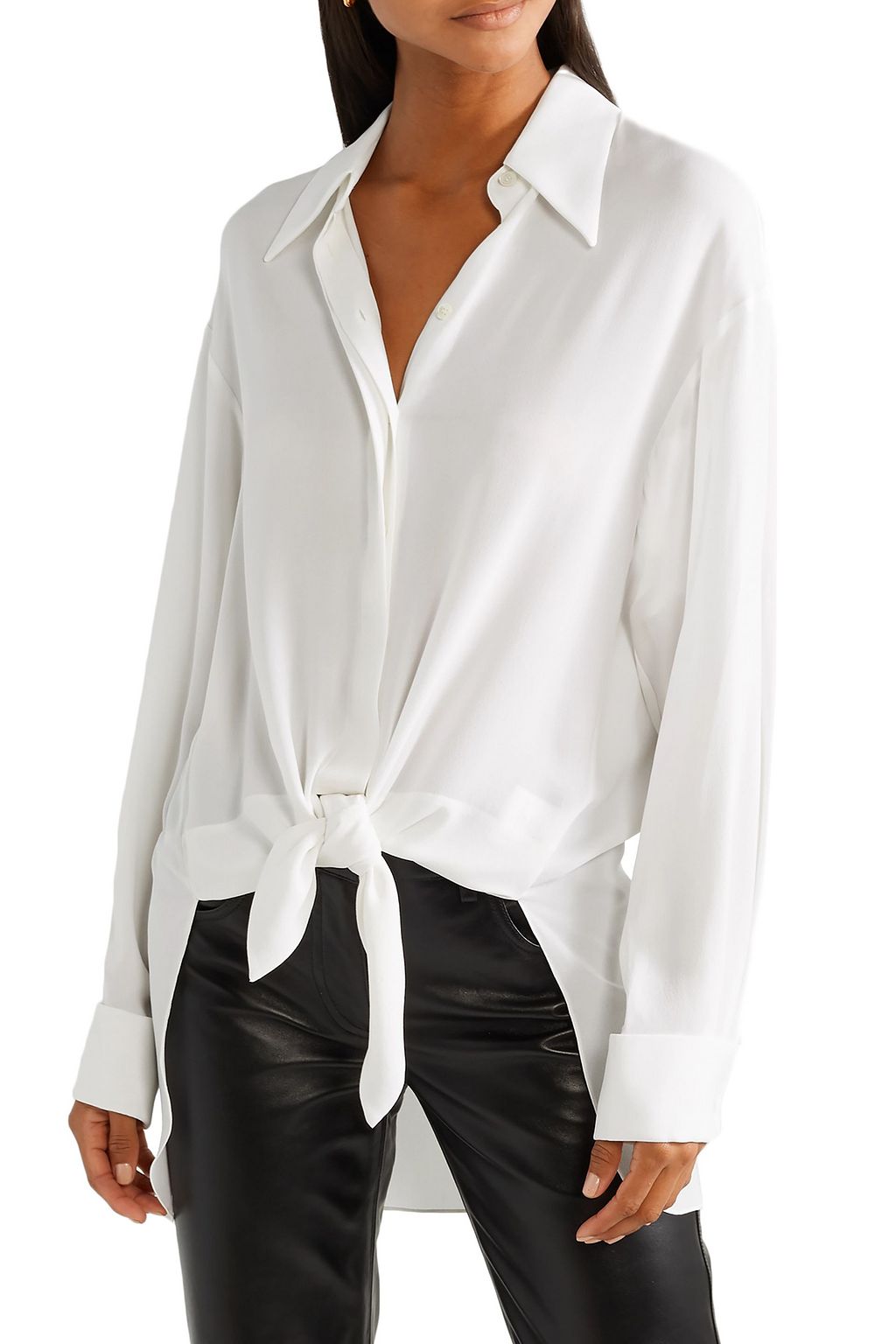 MICHAEL KORS COLLECTION Silk-georgette shirt