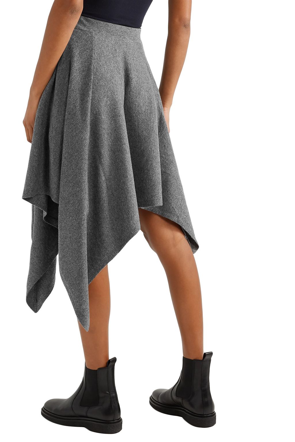 MICHAEL KORS COLLECTION Asymmetric cashmere skirt