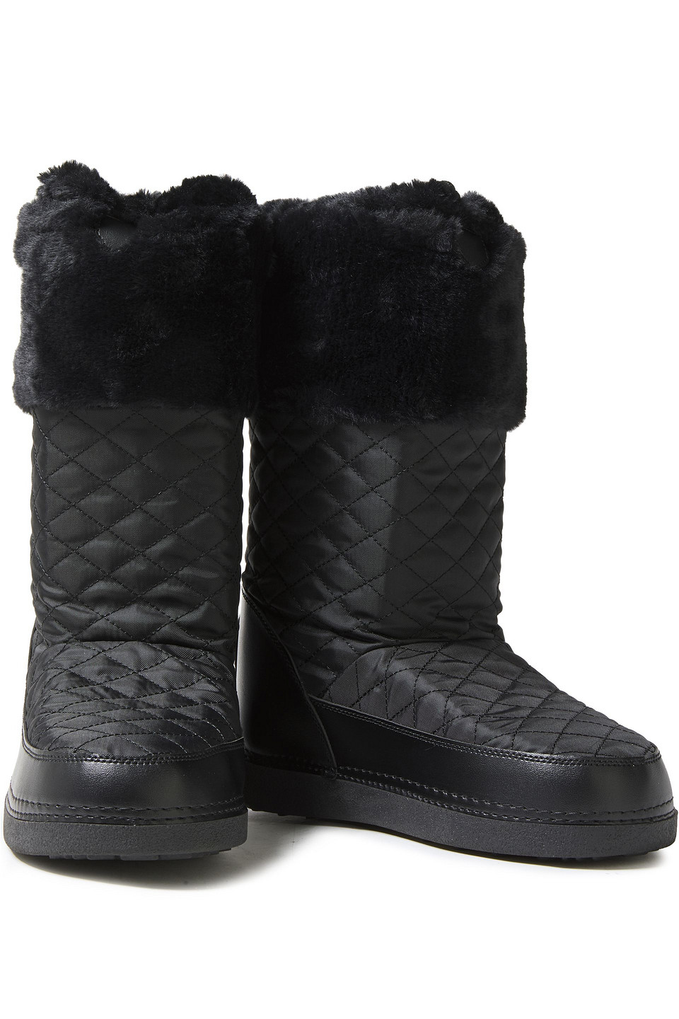 Love Moschino Faux Fur-paneled Logo 