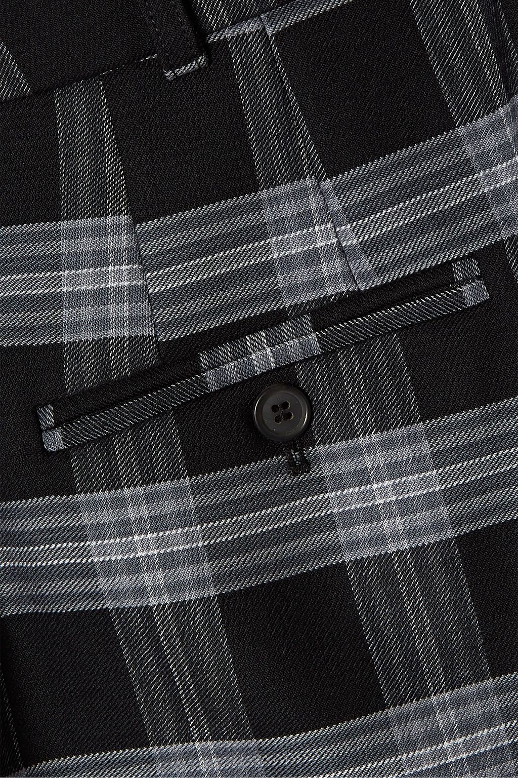 MICHAEL KORS COLLECTION Cropped checked wool-blend straight-leg pants