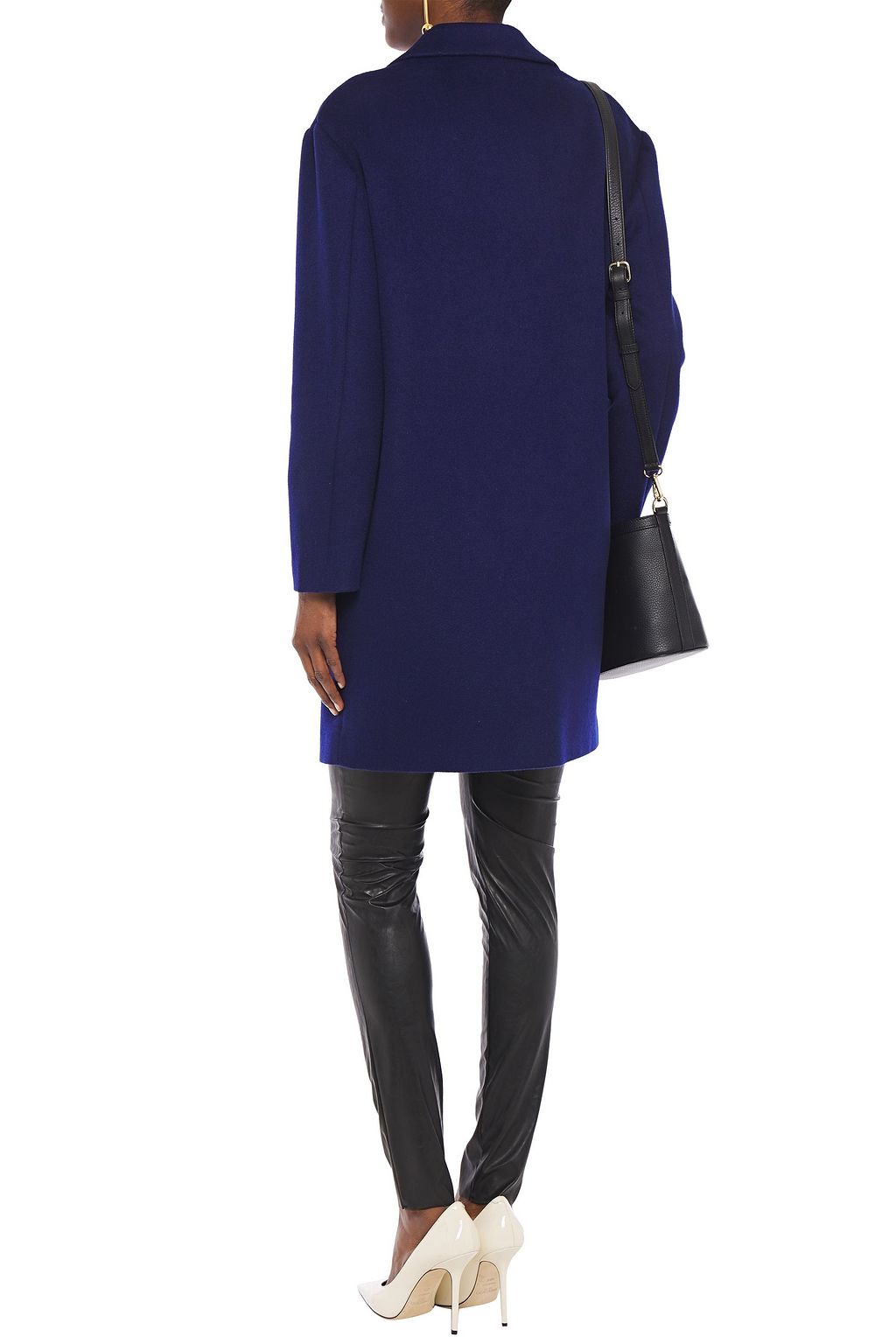 BOUTIQUE MOSCHINO Brushed wool-blend coat