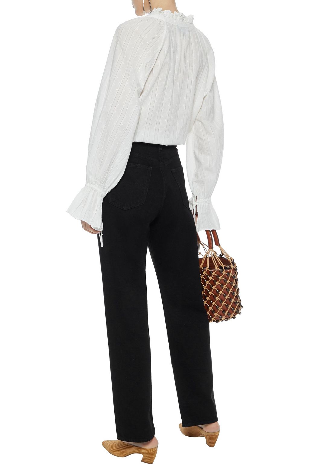 NILI LOTAN Archer high-rise straight-leg jeans