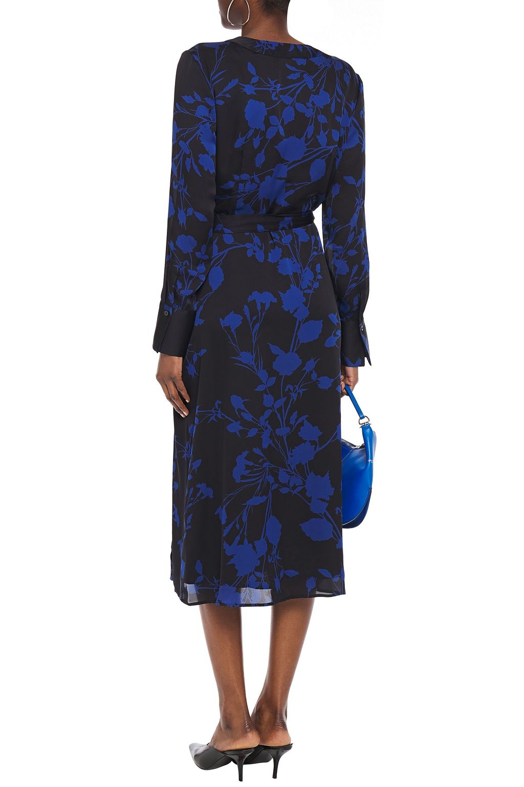 EQUIPMENT Cherylene floral-print chiffon midi wrap dress