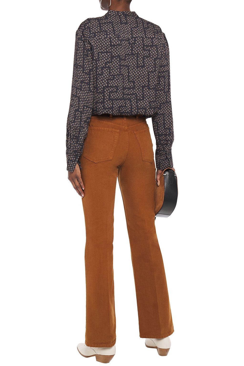 EQUIPMENT Henri printed crepe shirt
