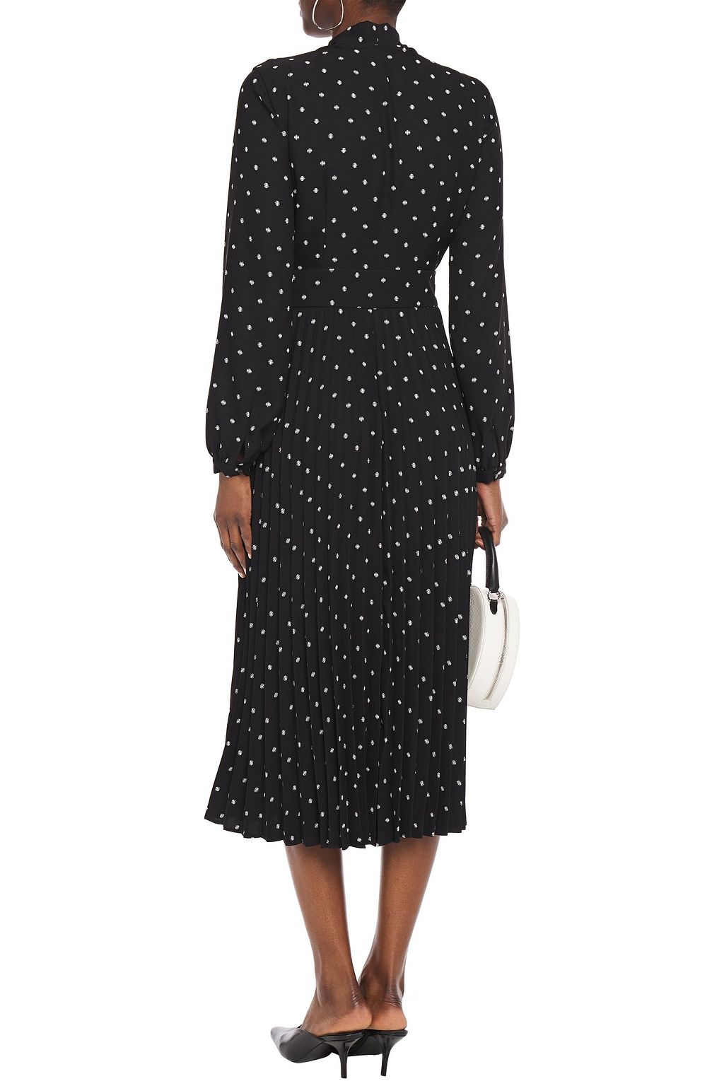 EQUIPMENT Amirin pleated printed crepe midi dress