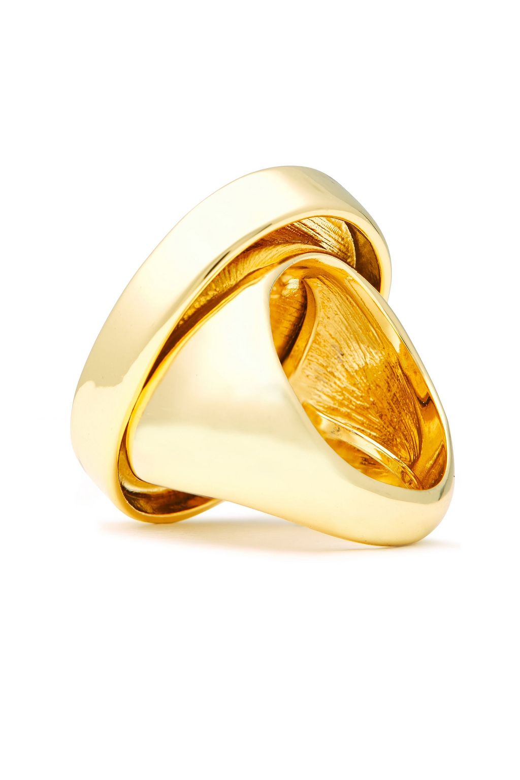 KENNETH JAY LANE Gold-tone stone ring