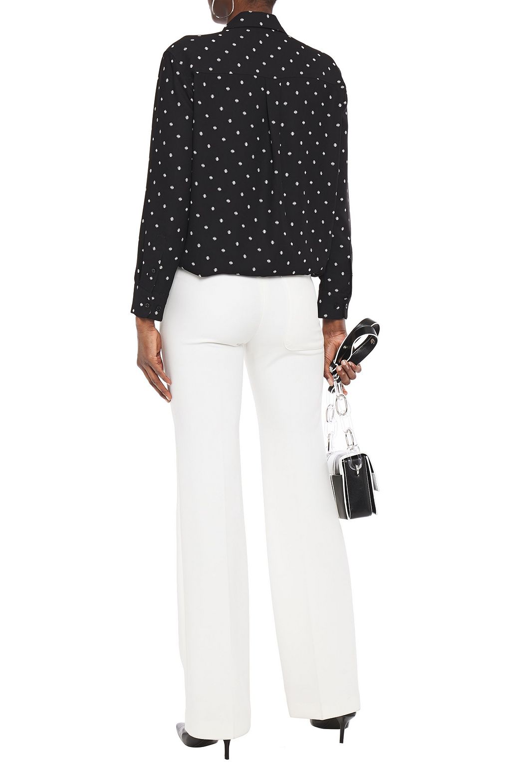 EQUIPMENT Essential printed crepe shirt