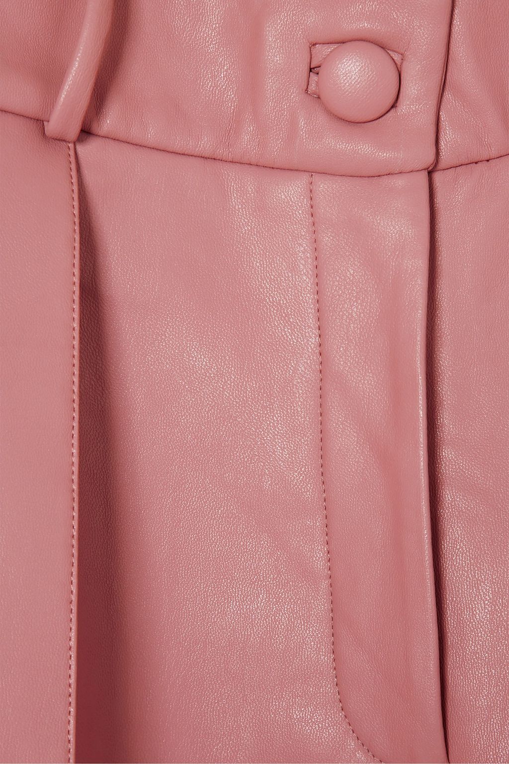 MATÉRIEL Pleated faux leather straight-leg pants
