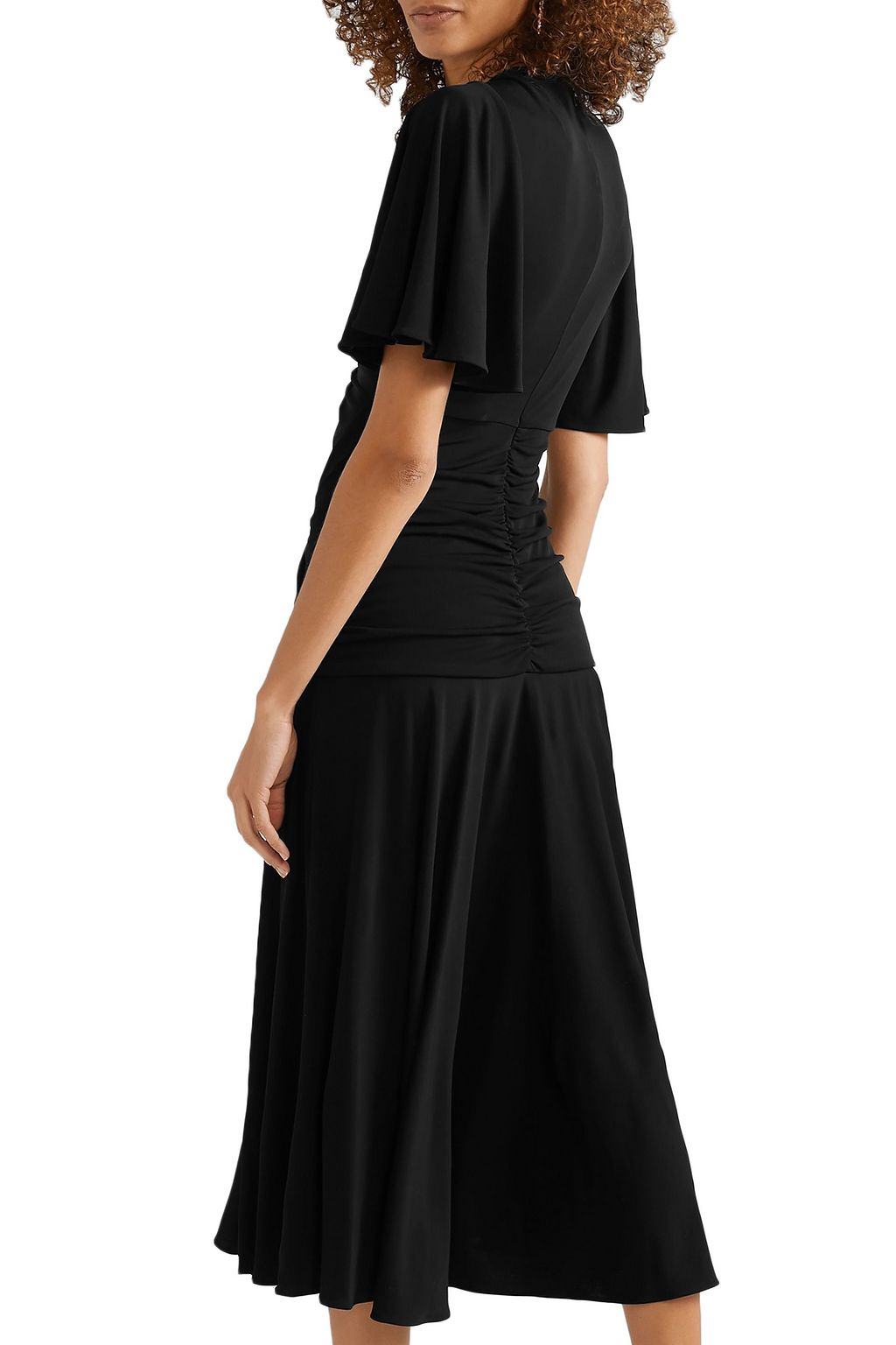 MICHAEL KORS COLLECTION Twisted ruched jersey midi dress