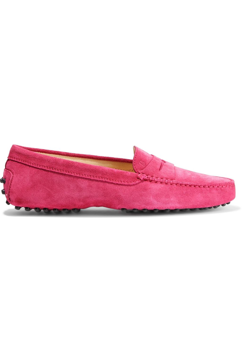 magenta loafers