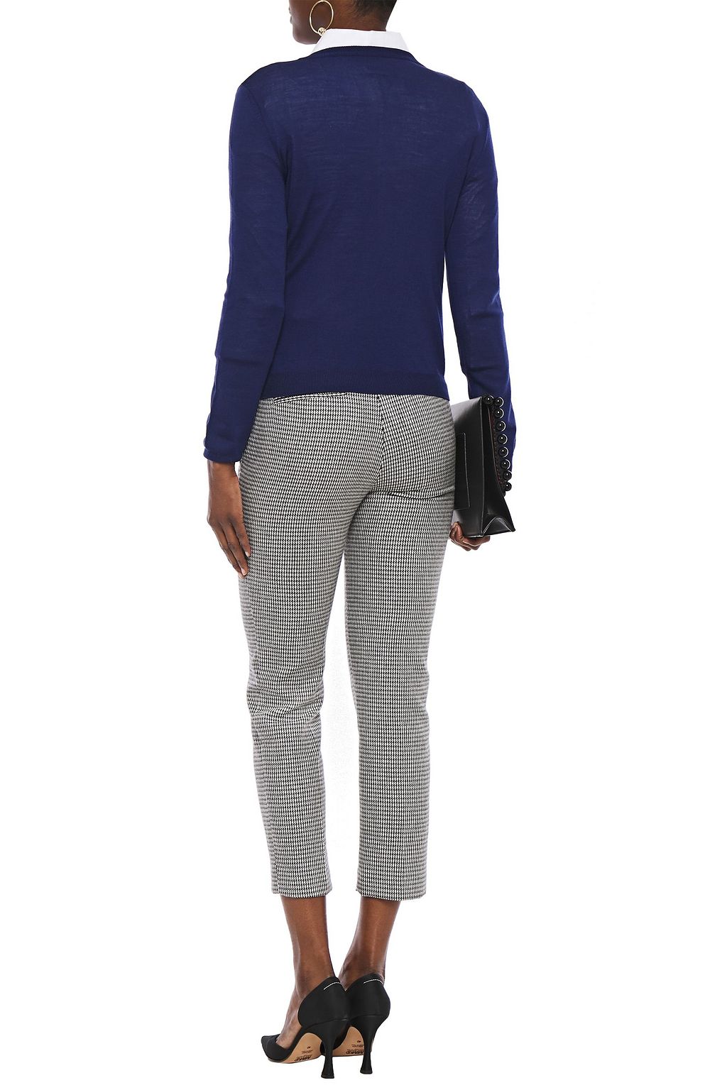 BOUTIQUE MOSCHINO Button-detailed wool cardigan