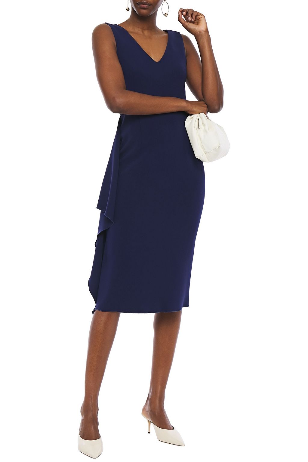 BOUTIQUE MOSCHINO Draped crepe dress