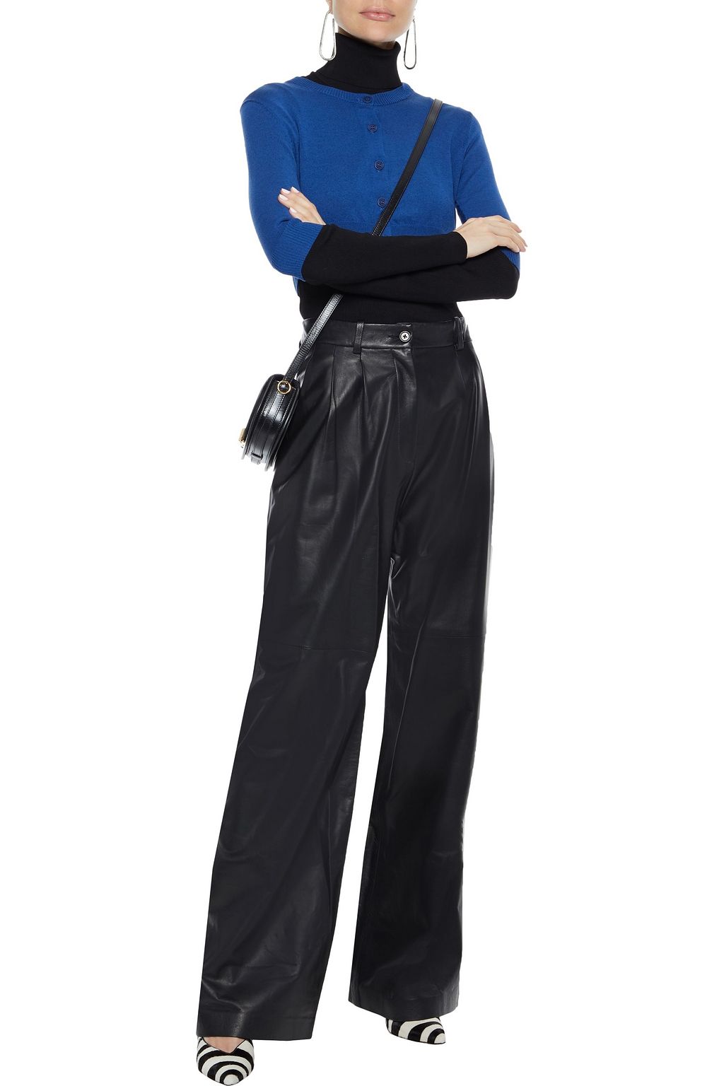 ALTUZARRA Anita cropped silk and cotton-blend cardigan