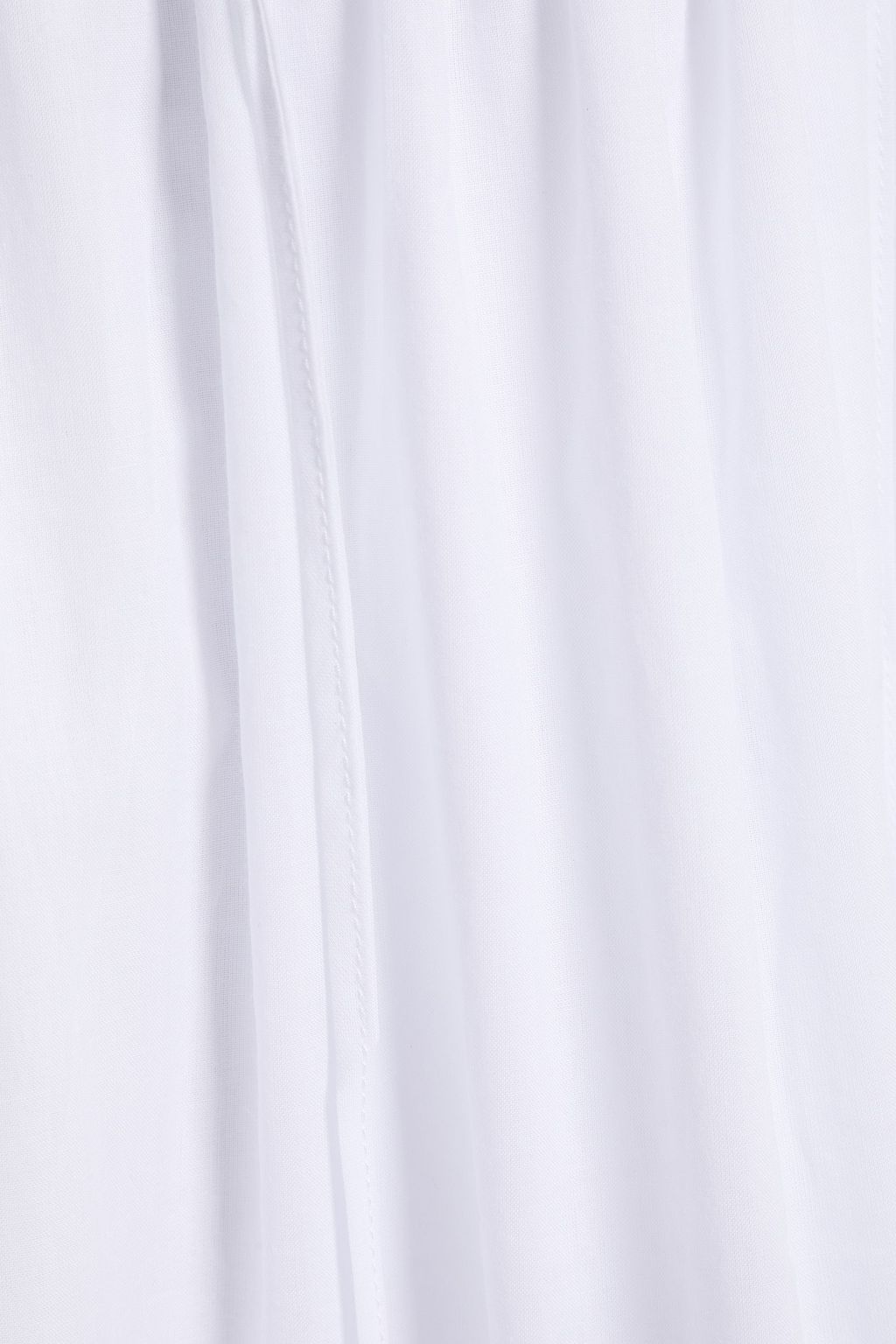 CHARO RUIZ IBIZA Emma crocheted lace-paneled cotton-blend voile maxi skirt