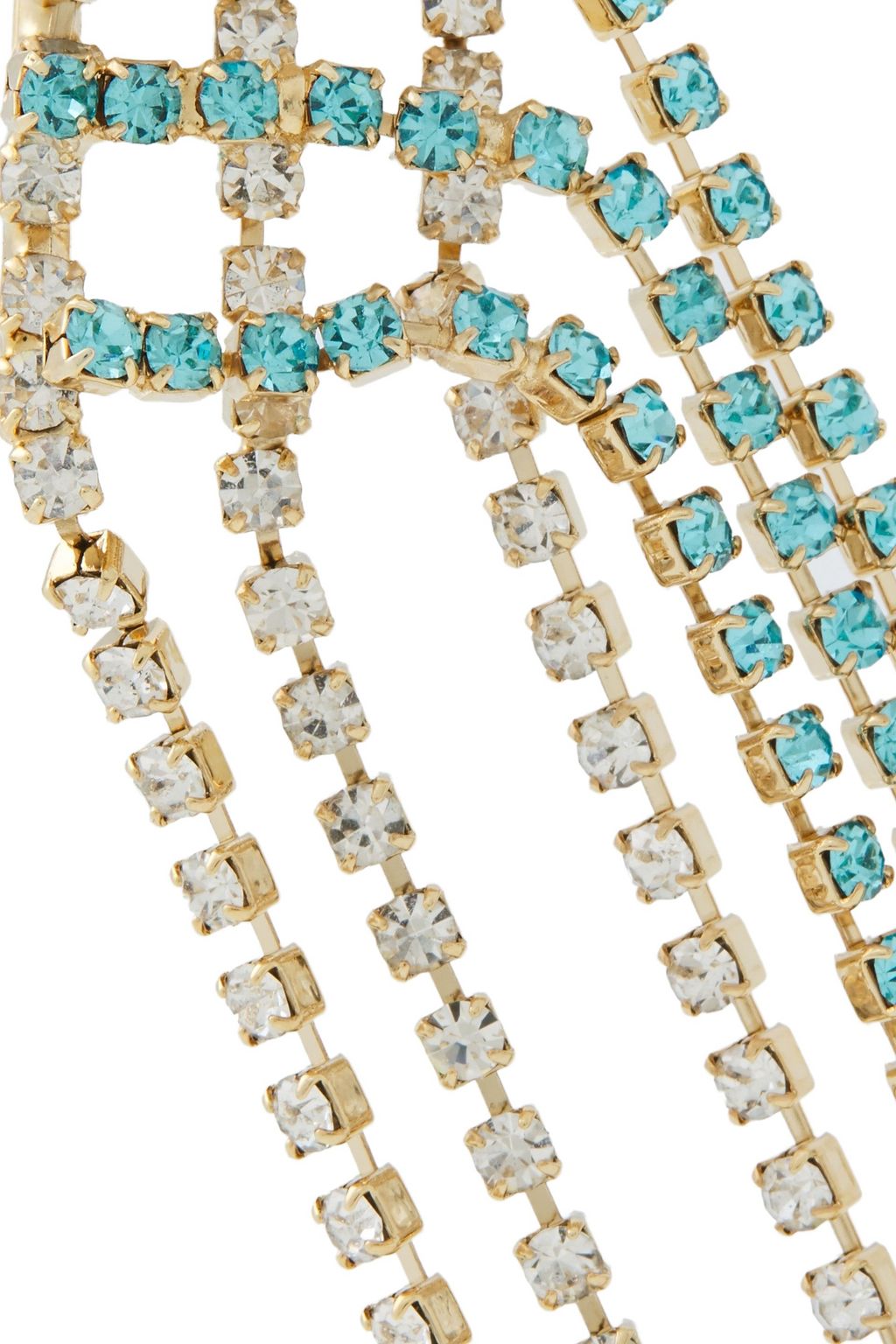 ROSANTICA Oasis gold-tone crystal earrings