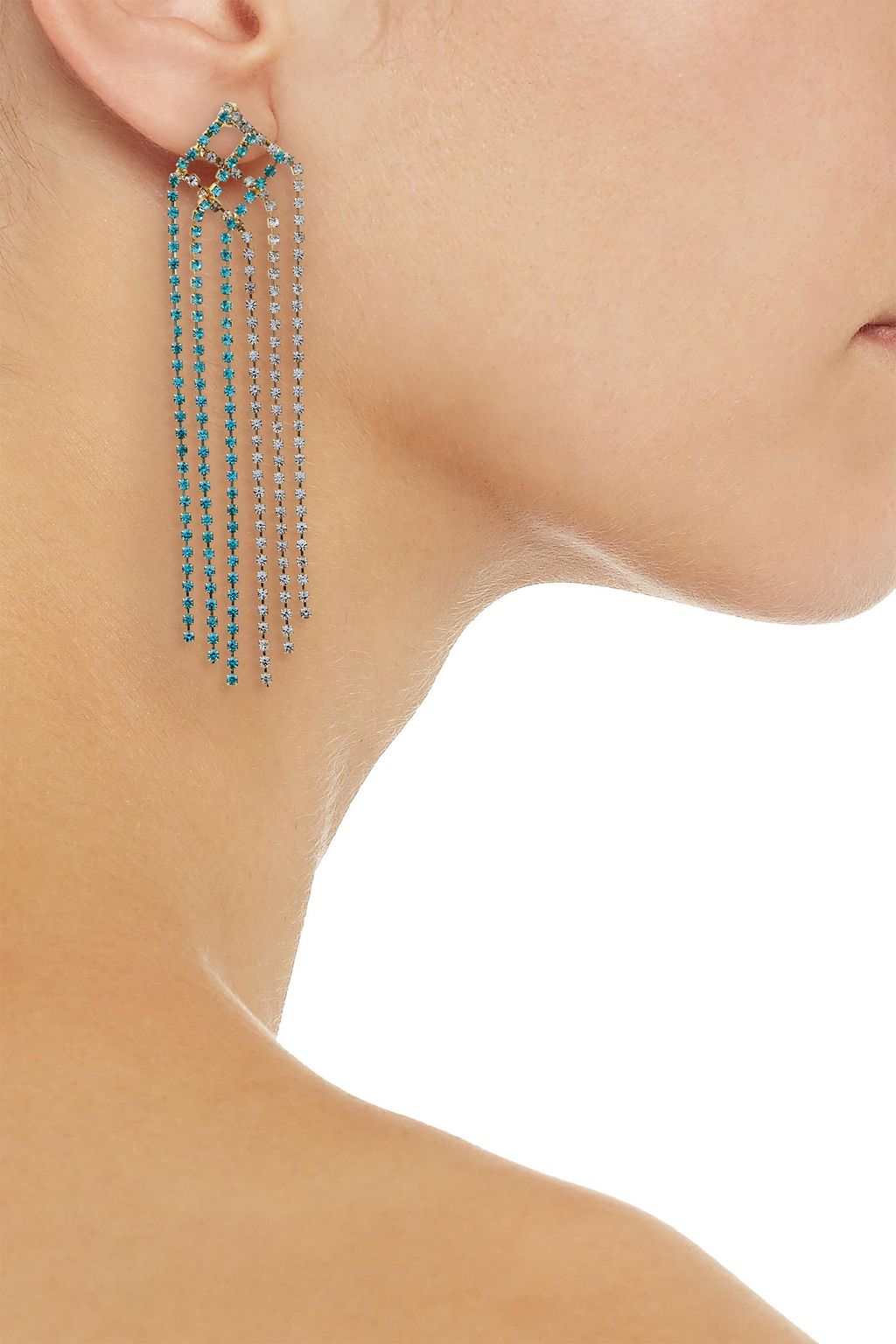 ROSANTICA Oasis gold-tone crystal earrings