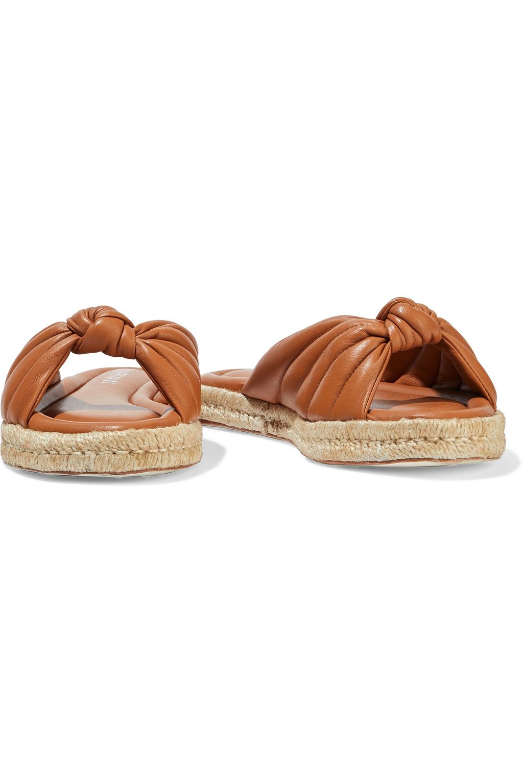 ZIMMERMANN Knot leather espadrille slides
